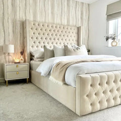 Crestwood Bedframe Full Setup Side View