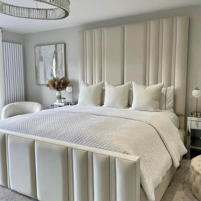 Letto Devonshire di lusso con testiera alta