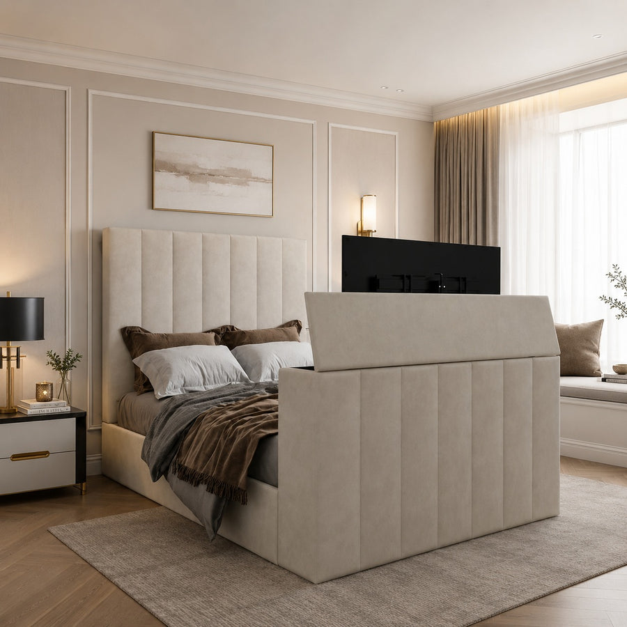 Rome TV Bed | Fits 27"–43" TVs | Free Assembly Included