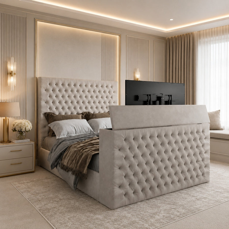 Venezia TV Bed | Fits 27"–43" TVs | Free Assembly Included